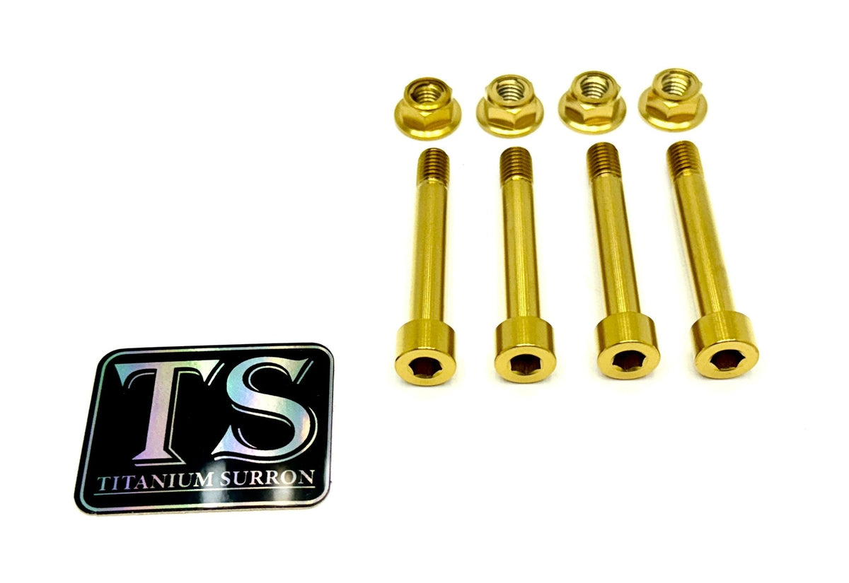 Titanium Rear Suspension/ Linkage  Bolt Kit for E-Ride Pro (8 pcs) ·…, gold