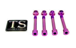Titanium Rear Suspension/ Linkage  Bolt Kit for E-Ride Pro (8 pcs) ·…, purple