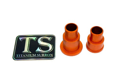 Rear Wheel Spacers for Surron, Segway, E-Ride Pro · Titanium Surron, burnt orange
