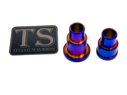 Rear Wheel Spacers for Surron, Segway, E-Ride Pro · Titanium Surron, burnt blue