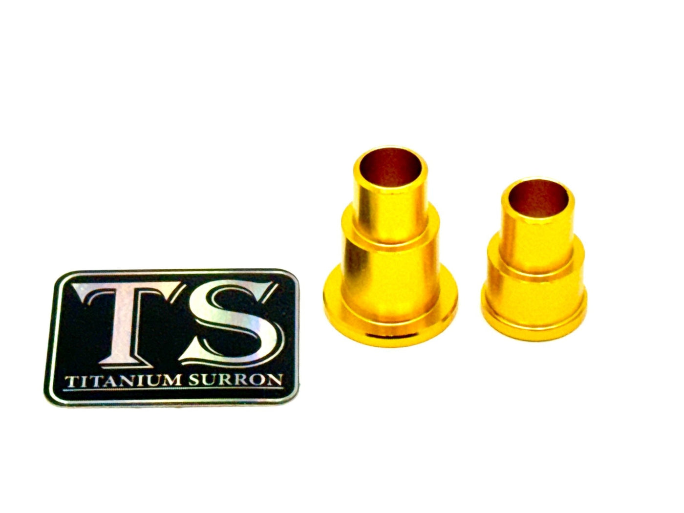 Rear Wheel Spacers for Surron, Segway, E-Ride Pro · Titanium Surron, gold