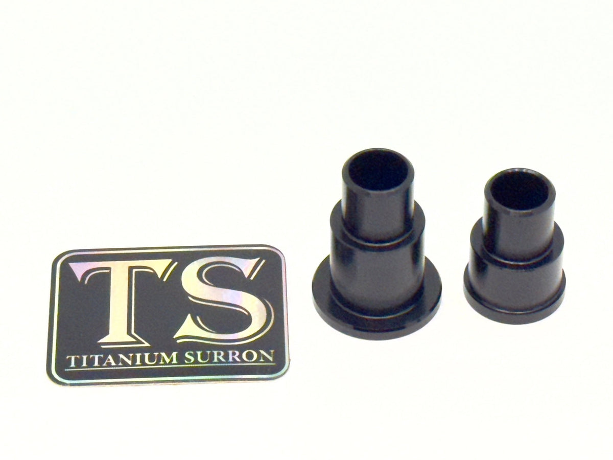 Rear Wheel Spacers for Surron, Segway, E-Ride Pro · Titanium Surron, black