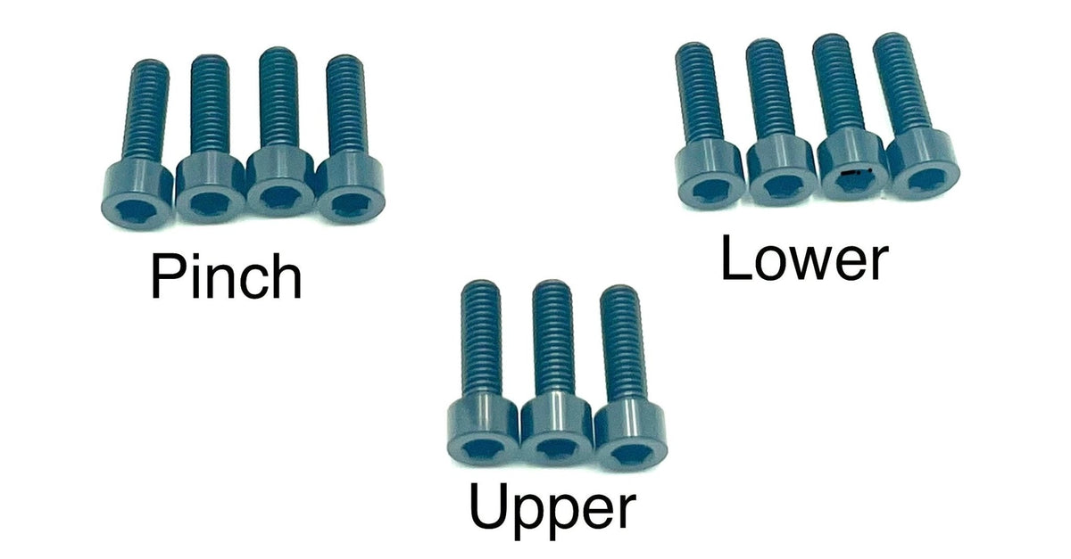 RST Fork Titanium Bolt Kit for E-Ride Pro SS, black