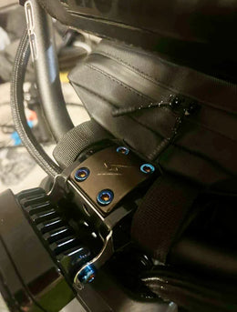 Titanium Direct Mount Bolts for Super73, burnt blue