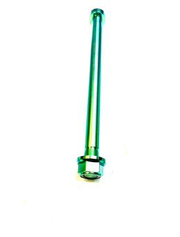 Titanium Rear Axle and Nut - Surron LBX · Titanium Surron, green