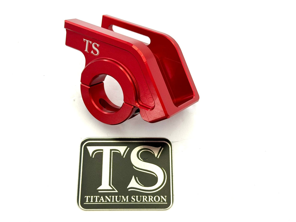 Talaria Display Protector - X-9000 and Torp Display Protector · Titanium Surron, red