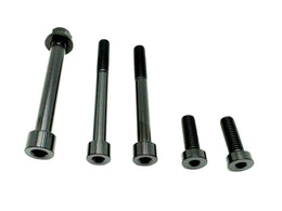 Talaria MX3/MX4 6-Piece Motor/Gearbox Titanium Kit · Titanium Surron, black