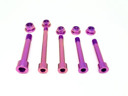 Titanium Linkage / Rear Shock Mount Kit for Talaria MX3/ MX4/ MX5 · Titanium…, purple