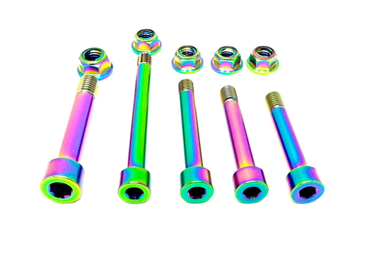 Titanium Linkage / Rear Shock Mount Kit for Talaria MX3/ MX4/ MX5 · Titanium…, rainbow