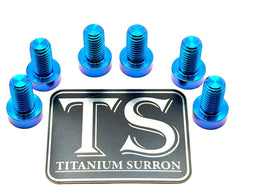 Talaria Sting MX3 MX4 MX5 Gearbox Titanium Bolt Kit · Titanium Surron, teal