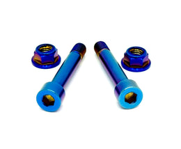 Titanium Rear Shock Mount Hardware (4 Pieces) Rerode R1 · Titanium Surron, burnt blue