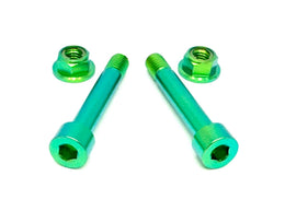 Titanium Rear Shock Mount Hardware (4 Pieces) E-Ride Pro · Titanium Surron, green