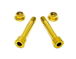 Titanium Rear Shock Mount Hardware (4 Pieces) Rerode R1 · Titanium Surron, gold