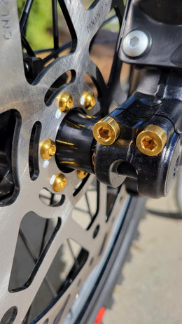 Titanium Altis Sigma Front Fork Bolt Kit · Titanium Surron, view 10