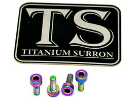 Titanium Baja Designs Headlight Cover Plate Bolts (4) for E-Ride Pro SS, view 2