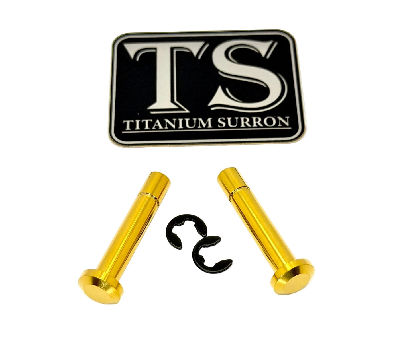 Titanium Battery Lid Pins - Surron LBX, Segway X-260 · Titanium Surron, gold