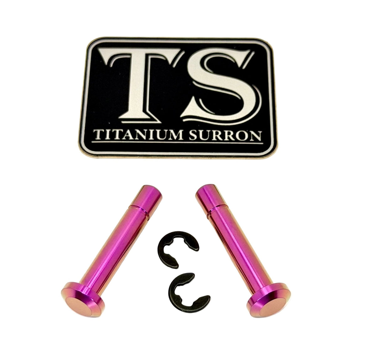 Titanium Battery Lid Pins - Surron LBX, Segway X-260 · Titanium Surron, purple