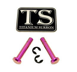 Titanium Battery Lid Pins - Surron LBX, Segway X-260 · Titanium Surron, purple