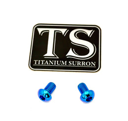 Titanium Side-Plastic / Battery Lid Bolts for Surron Light Bee X, teal