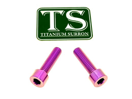 Titanium Caliper Bolts - Surron Ultra Bee Front Only · Titanium Surron, purple