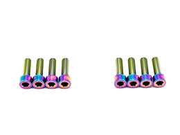 Titanium Direct Mount Stem Bolt Kit for E-Ride Pro SS, rainbow