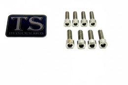 Titanium Direct Mount Stem Bolt Kit for E-Ride Pro SS, raw titanium (silver)
