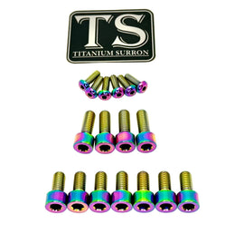 Titanium EXT Ferro Fork Bolt Kits · Titanium Surron, view 18