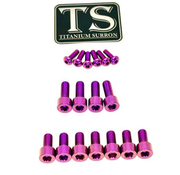 Titanium EXT Ferro Fork Bolt Kits · Titanium Surron, view 16