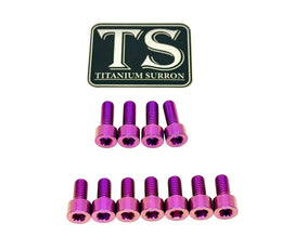 Titanium EXT Ferro Fork Bolt Kits · Titanium Surron, view 15