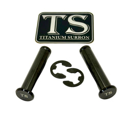 Titanium Foot Peg Pins - Surron Ultra Bee · Titanium Surron, black