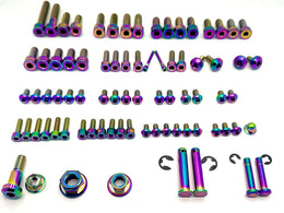 Titanium Full Body Kit - Surron Ultra Bee 113 pcs or 133 pcs · Titanium Surron, rainbow