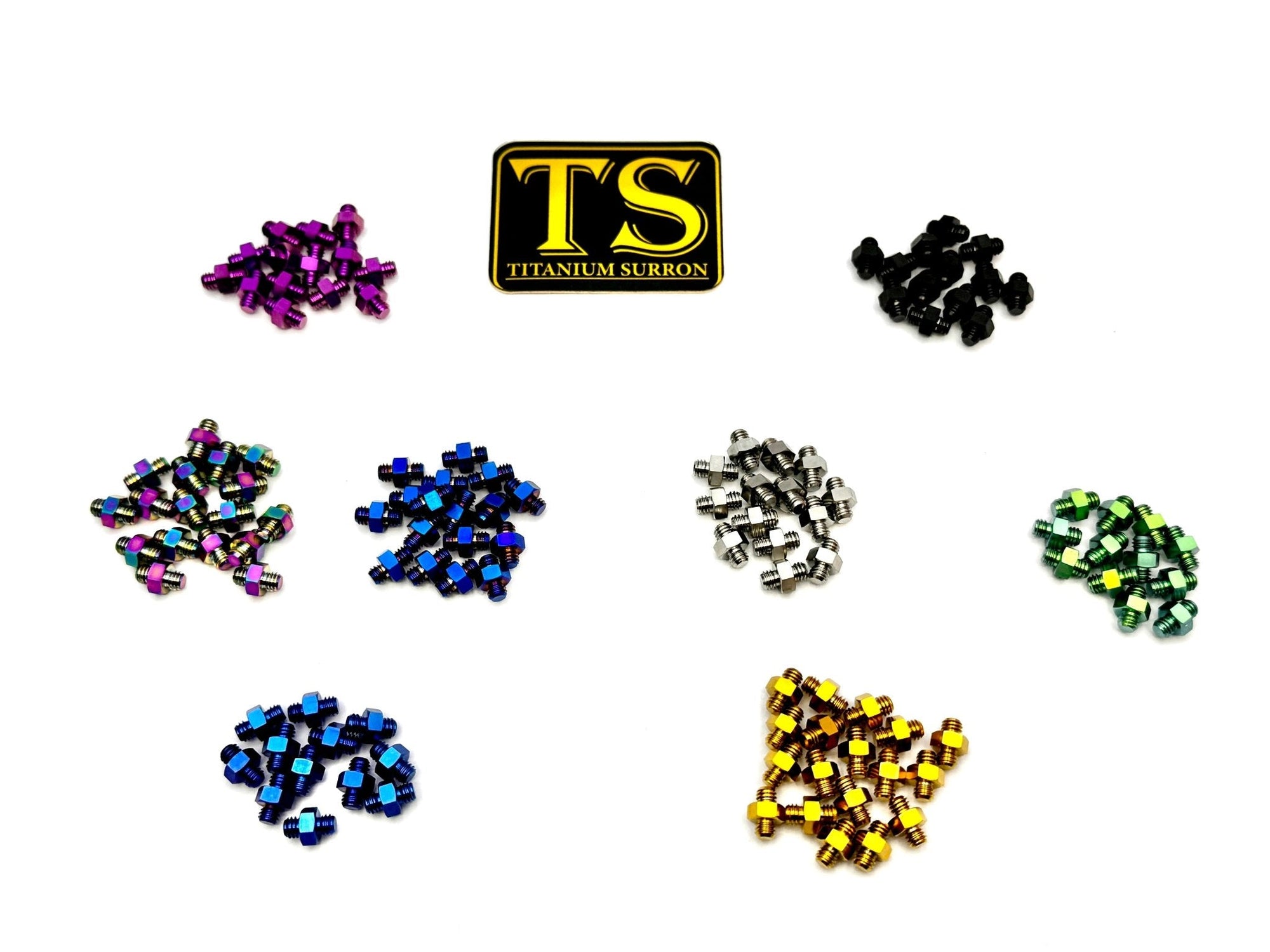 Titanium Grips for E-moto Pegs (1, 3, 10, or 24 pcs) for E-Ride Pro SS, view 1