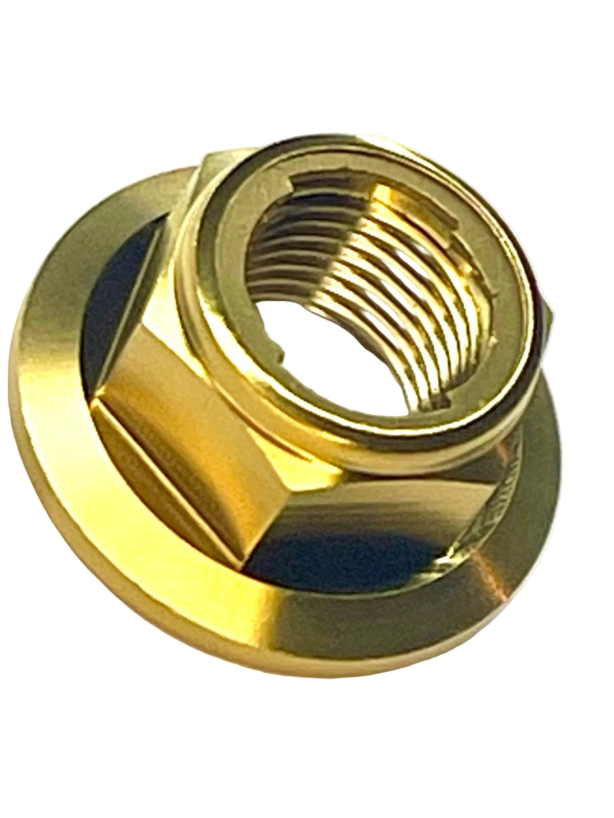 Titanium Jackshaft Nut for Surron, Segway, E-Ride Pro · Titanium Surron, gold