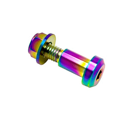 Titanium Kickstand Bolt/ Nut Set- E-Ride Pro, Surron, Segway · Titanium Surron, rainbow