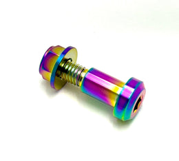 Titanium Kickstand Bolt/ Nut Set- Talaria · Titanium Surron, rainbow