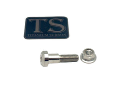 Titanium Kickstand Bolt/ Nut Set- Altis Sigma · Titanium Surron, raw titanium (silver)