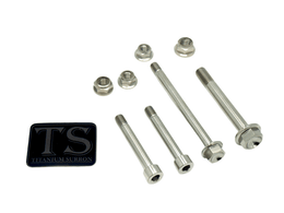Titanium Motor Mount Bolt Kit for Altis Sigma · Titanium Surron, silver (raw titanium)