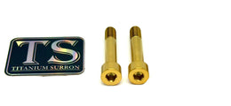 Titanium Motor Bolts - Rerode R1 (4 pcs) · Titanium Surron, gold