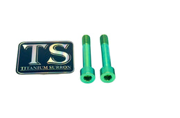 Titanium Motor Bolts - Rerode R1 (4 pcs) · Titanium Surron, green