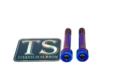 Titanium Motor Bolts - Rerode R1 (4 pcs) · Titanium Surron, burnt blue