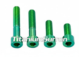 Titanium Motor Bolts - Surron LBX · Titanium Surron, green