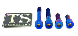 Titanium Motor Bolts - Talaria XXX · Titanium Surron, burnt blue