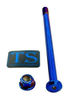 Titanium Rear Axle and Nut - Talaria (Two pcs) · Titanium Surron, view 2