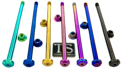 Titanium Rear Axle and Nut - Yozma IN10 · Titanium Surron, view 2
