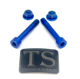 Titanium Rear Shock Mount Hardware (4 Pieces) Talaria XXX · Titanium Surron, blue