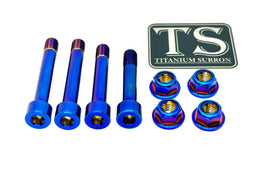 Titanium Rear Linkage Bolt Kit — Surron LBX & Segway · Titanium Surron, view 3