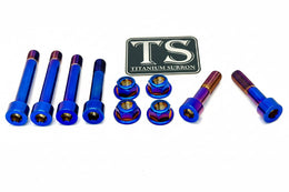 Titanium Rear Linkage Bolt Kit — Surron LBX & Segway · Titanium Surron, view 2