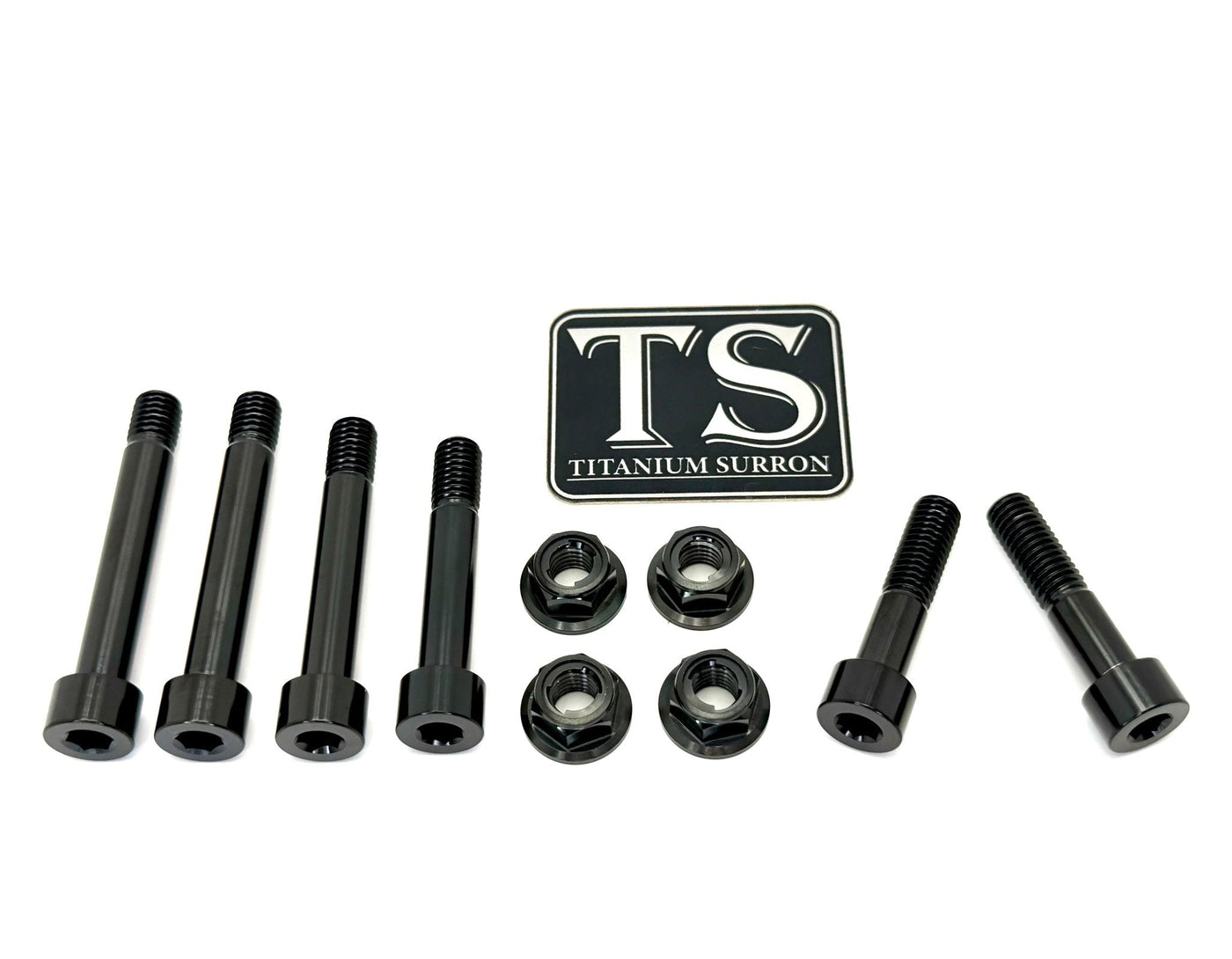Titanium Rear Linkage Bolt Kit — Surron LBX & Segway · Titanium Surron, view 14