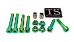 Titanium Rear Linkage Bolt Kit — Surron LBX & Segway · Titanium Surron, view 9