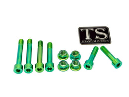 Titanium Rear Linkage Bolt Kit — Surron LBX & Segway · Titanium Surron, view 8